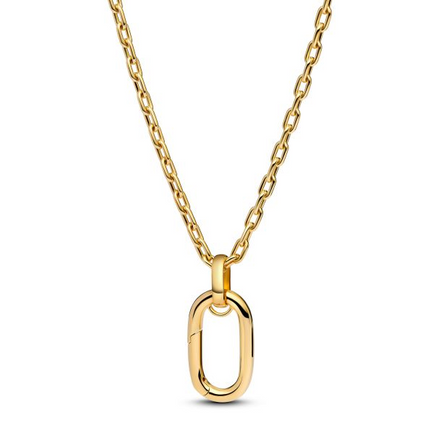 Pandora ME 14K Gold-Plated Openable Large Link Pendant Necklace 70CM