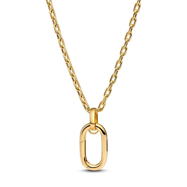 Pandora ME 14K Gold-Plated Openable Large Link Pendant Necklace 70CM