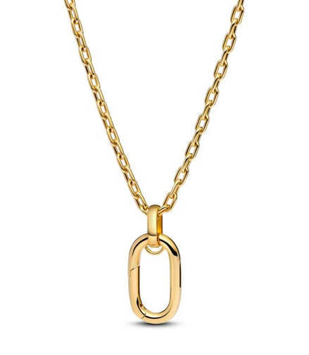 Pandora ME 14K Gold-Plated Openable Large Link Pendant Necklace 70CM