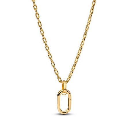 Pandora ME 14K Gold-Plated Openable Large Link Pendant Necklace 70CM