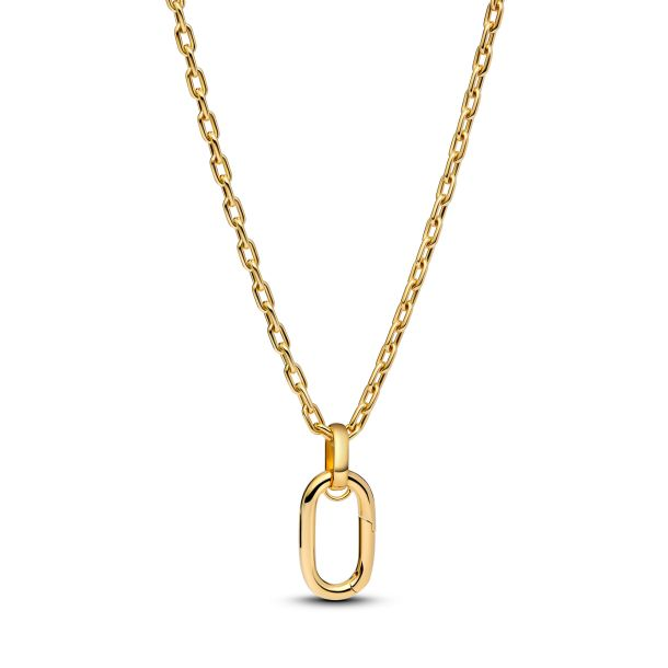 Pandora ME 14K Gold-Plated Openable Large Link Pendant Necklace 70CM