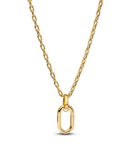 Pandora ME 14K Gold-Plated Openable Large Link Pendant Necklace 70CM