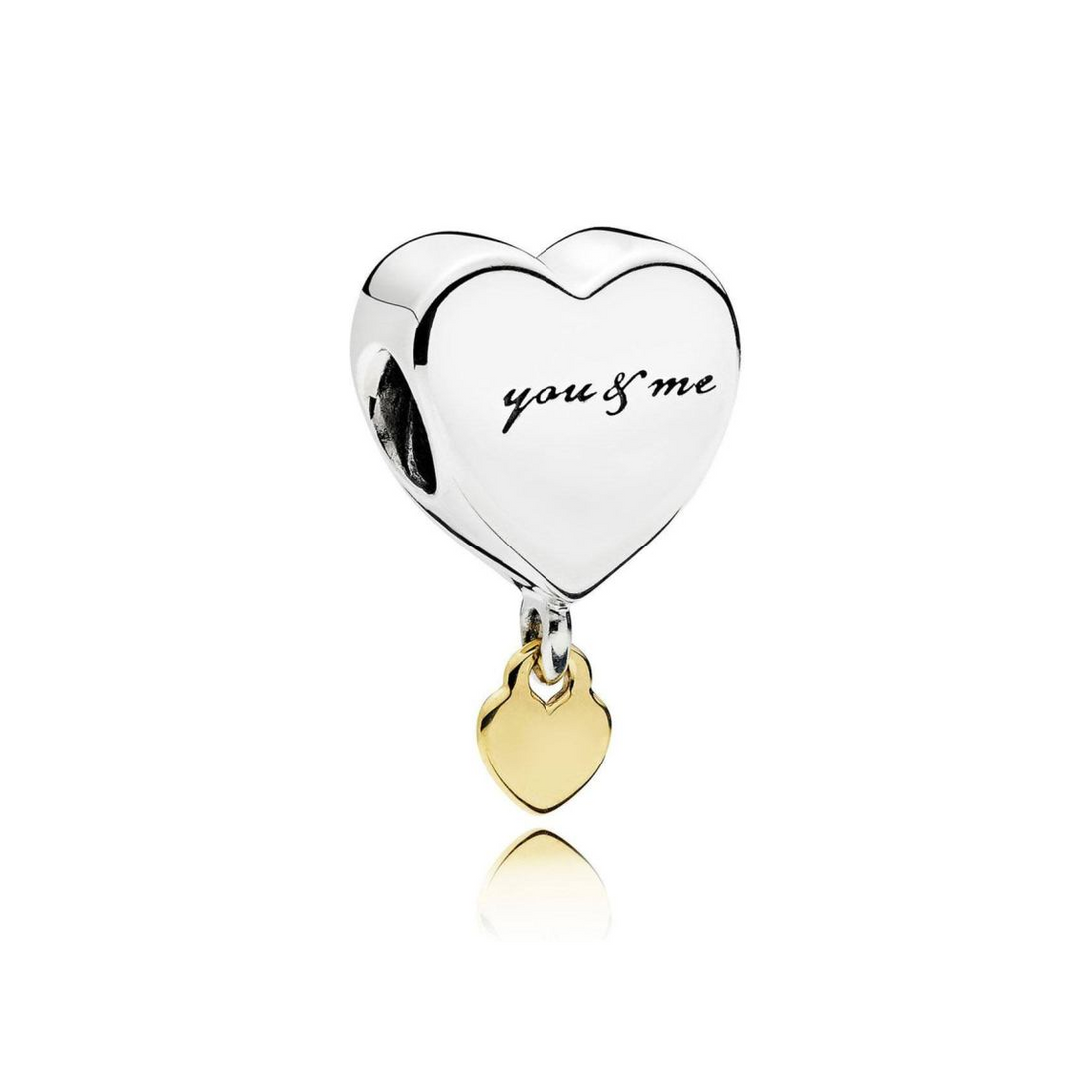Pandora Two Hearts Dangle Charm