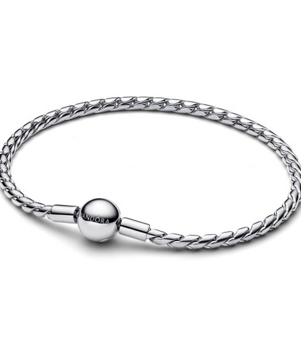 Pandora Round Clasp Wing Chain Bracelet Size 18