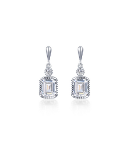 Lafonn 1.82 CTW Simulated Diamond April Birthstone Dangle Earrings