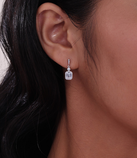 Lafonn 1.82 CTW Simulated Diamond April Birthstone Dangle Earrings