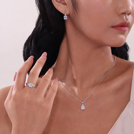 Lafonn 1.82 CTW Simulated Diamond April Birthstone Dangle Earrings