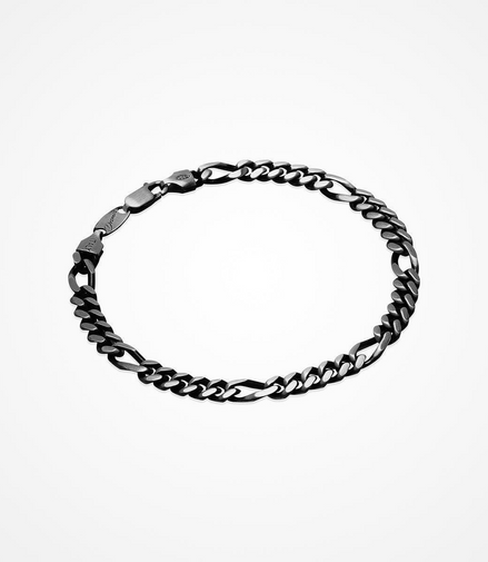 Desmos Men's Vintage Miami Figaro Chain Bracelet 8"
