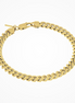 Desmos Men's 18K Gold Plated Bombe Bracelet 8"