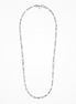 Desmos Mens Rhodium Plated Max Necklace 22"
