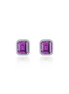 Lafonn 1.76 CTW Simulated Diamond and Alexandrite June Birthstone Simulated Stud Earrings