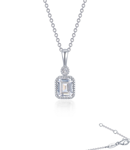 Lafonn 0.91 CTW Simulated Diamond April Birthstone Necklace