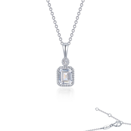 Lafonn 0.91 CTW Simulated Diamond April Birthstone Necklace