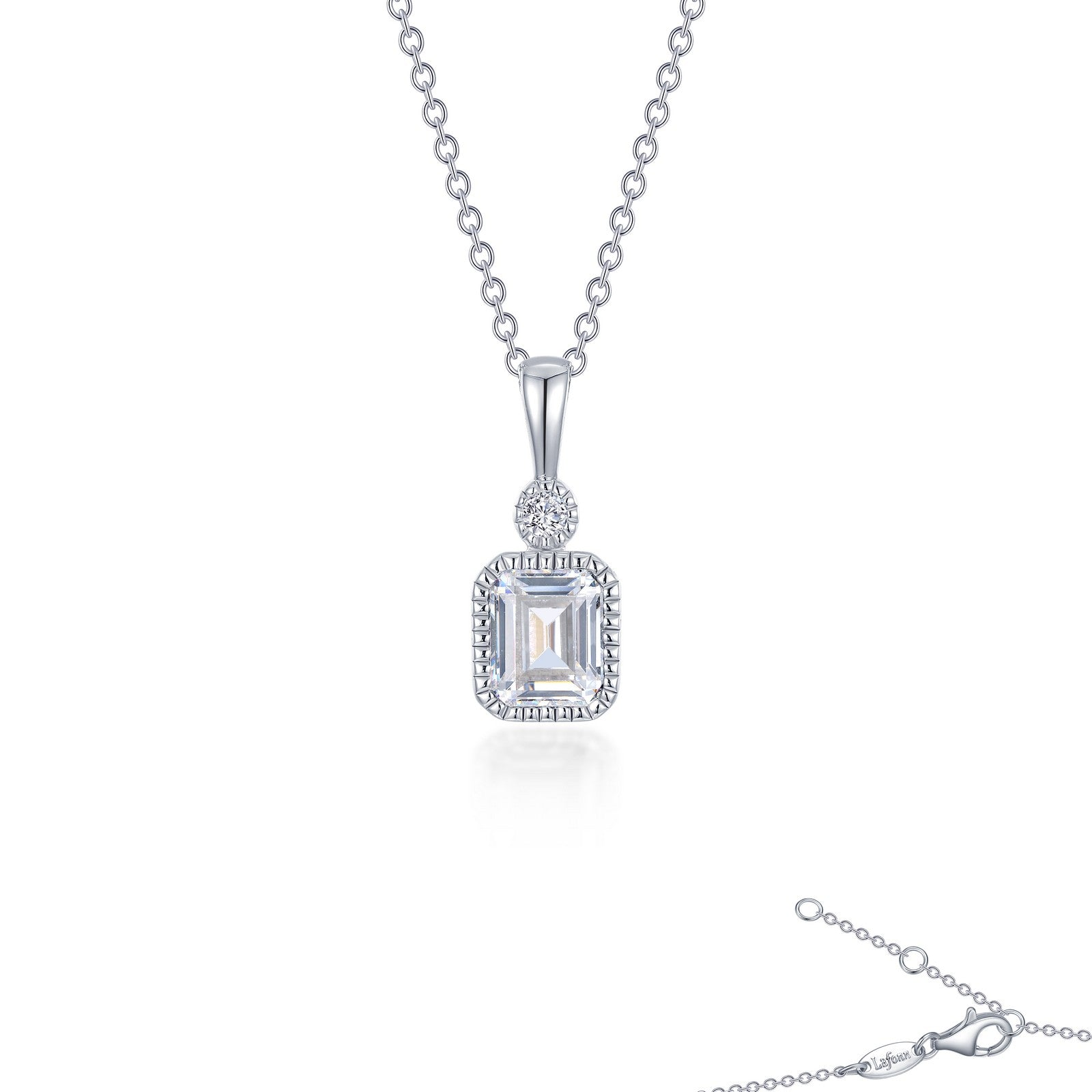 Lafonn 0.91 CTW Simulated Diamond April Birthstone Necklace