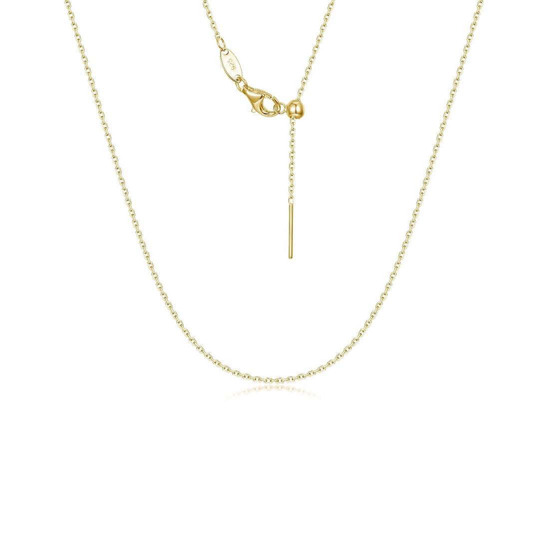 Lafonn 18" Gold Plated Venus Bolo Chain