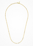 Desmos 18K Yellow Gold Design Mirror Necklace 18"