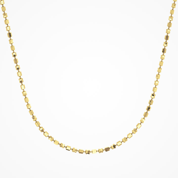 Desmos 18K Yellow Gold Design Mirror Necklace 18