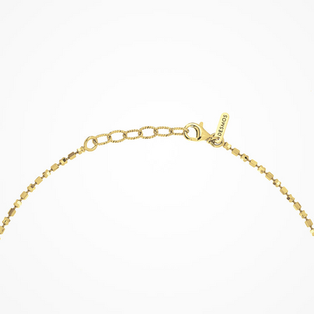 Desmos 18K Yellow Gold Design Mirror Necklace 18"