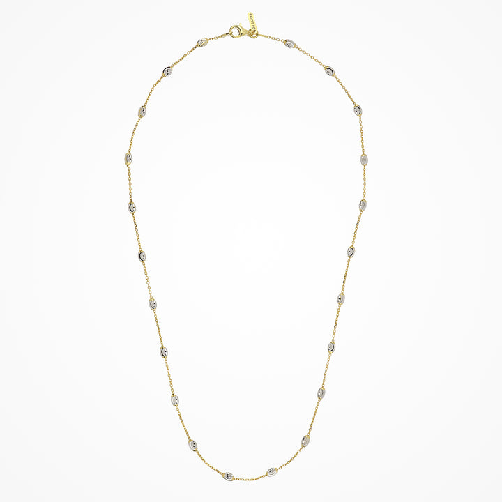 Desmos Two Tone Station Moon Necklace