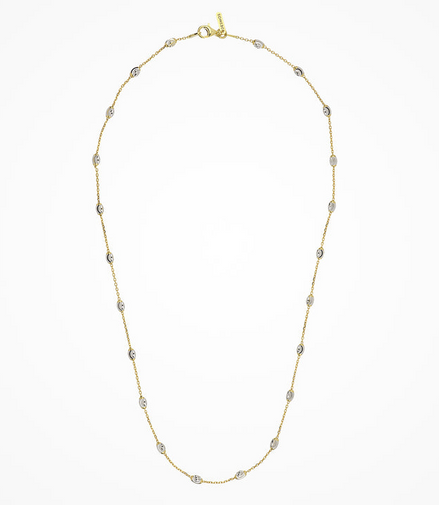 Desmos Two Tone Station Moon Necklace