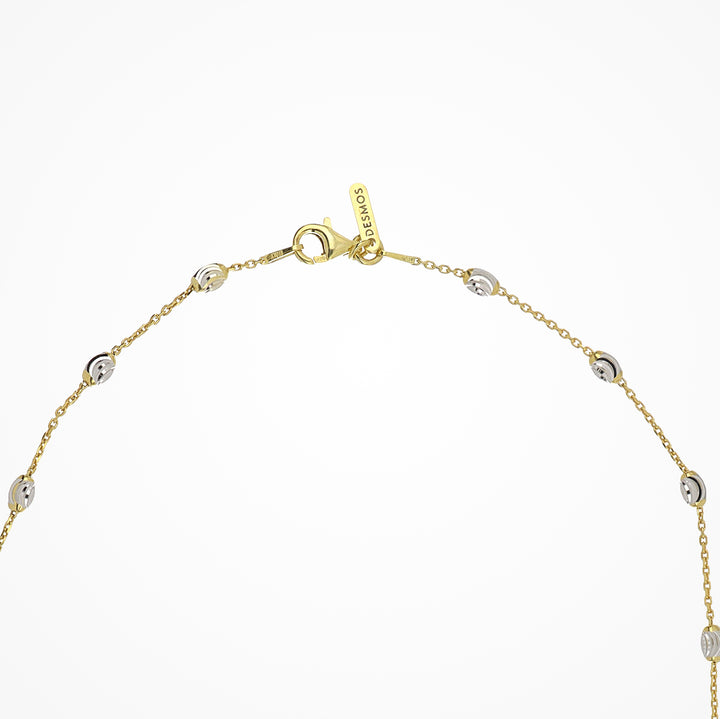Desmos Two Tone Station Moon Necklace