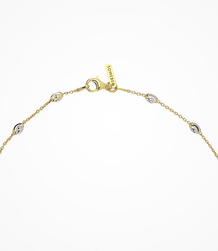 Desmos Two Tone Station Moon Necklace