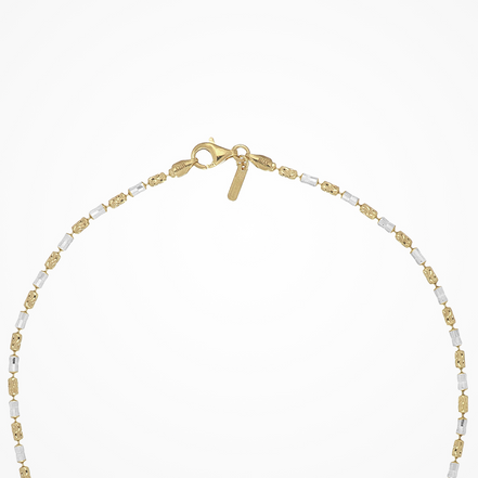 Desmos Two Tone Design Legacy Necklace 16"