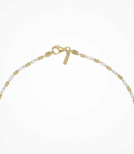 Desmos Two Tone Design Legacy Necklace 16"