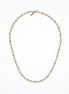 Desmos Two Tone Crystal Bloom Necklace 18"