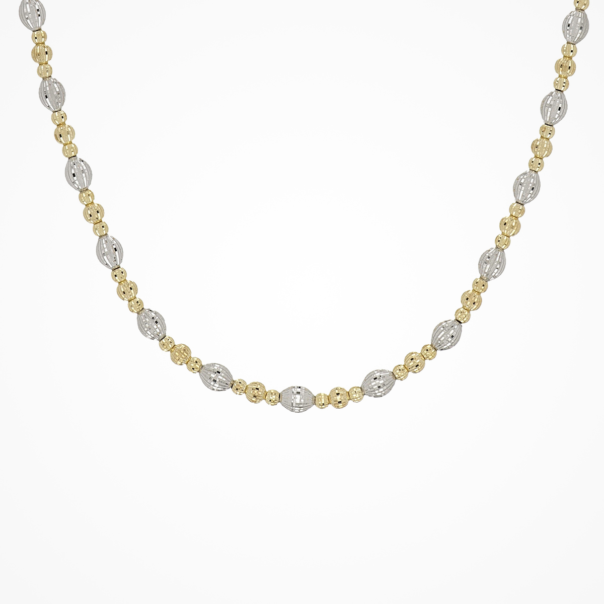 Desmos Two Tone Crystal Bloom Necklace 18