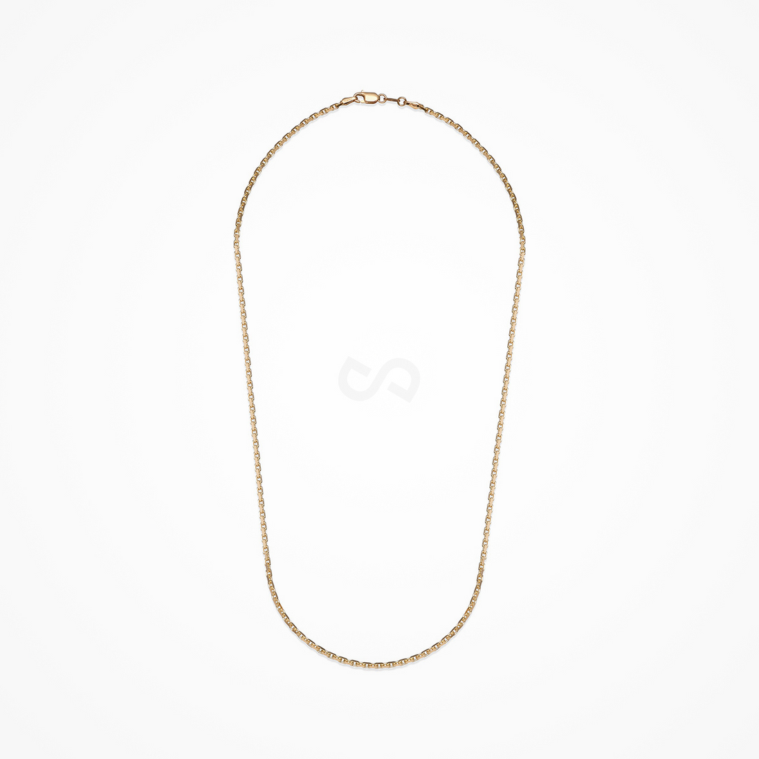 Desmos Italian Made 18K Yellow Gold Forza 20" Chain