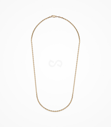 Desmos Italian Made 18K Yellow Gold Forza 20" Chain