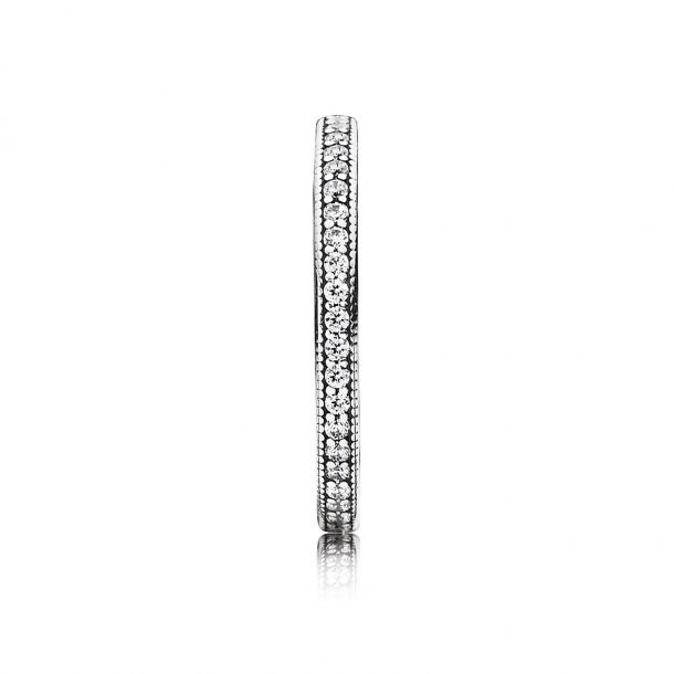 Pandora Timeless Hearts of Pandora Ring Size 8.5