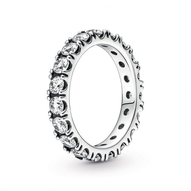 Pandora Sparkling Row Eternity Ring Size 7