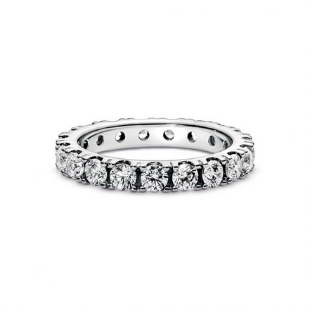 Pandora Sparkling Row Eternity Ring Size 7