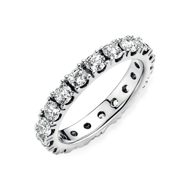 Pandora Sparkling Row Eternity Ring Size 7