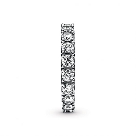 Pandora Sparkling Row Eternity Ring Size 7.5