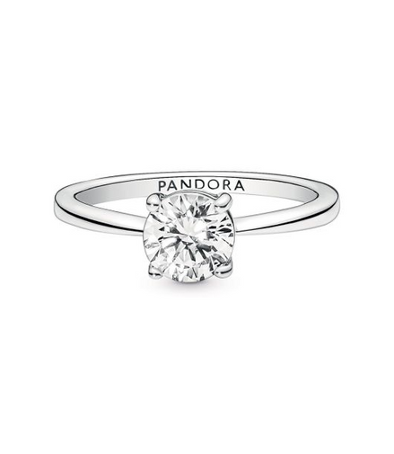Pandora Sparkling Solitaire Ring Size 7.5