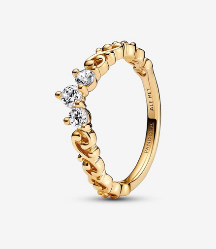 Pandora Regal Swirl Tiara Ring Size 52