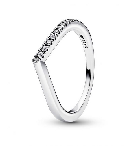 Pandora Timeless Wish Half Sparkling Ring Size 8.5
