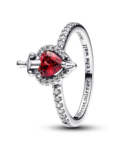 Pandora X Disney Silver Villains Evil Queen Ring Size 7