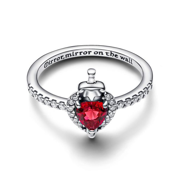 Pandora X Disney Silver Villains Evil Queen Ring Size 7