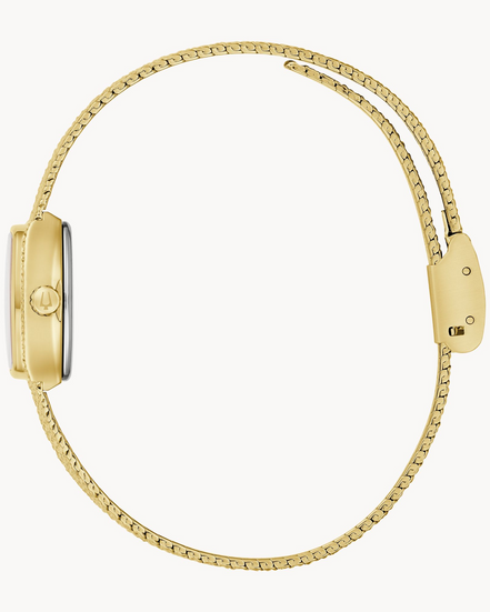 Bulova Ladies Classic Goddess Of Time Gold Plated Analog Watch