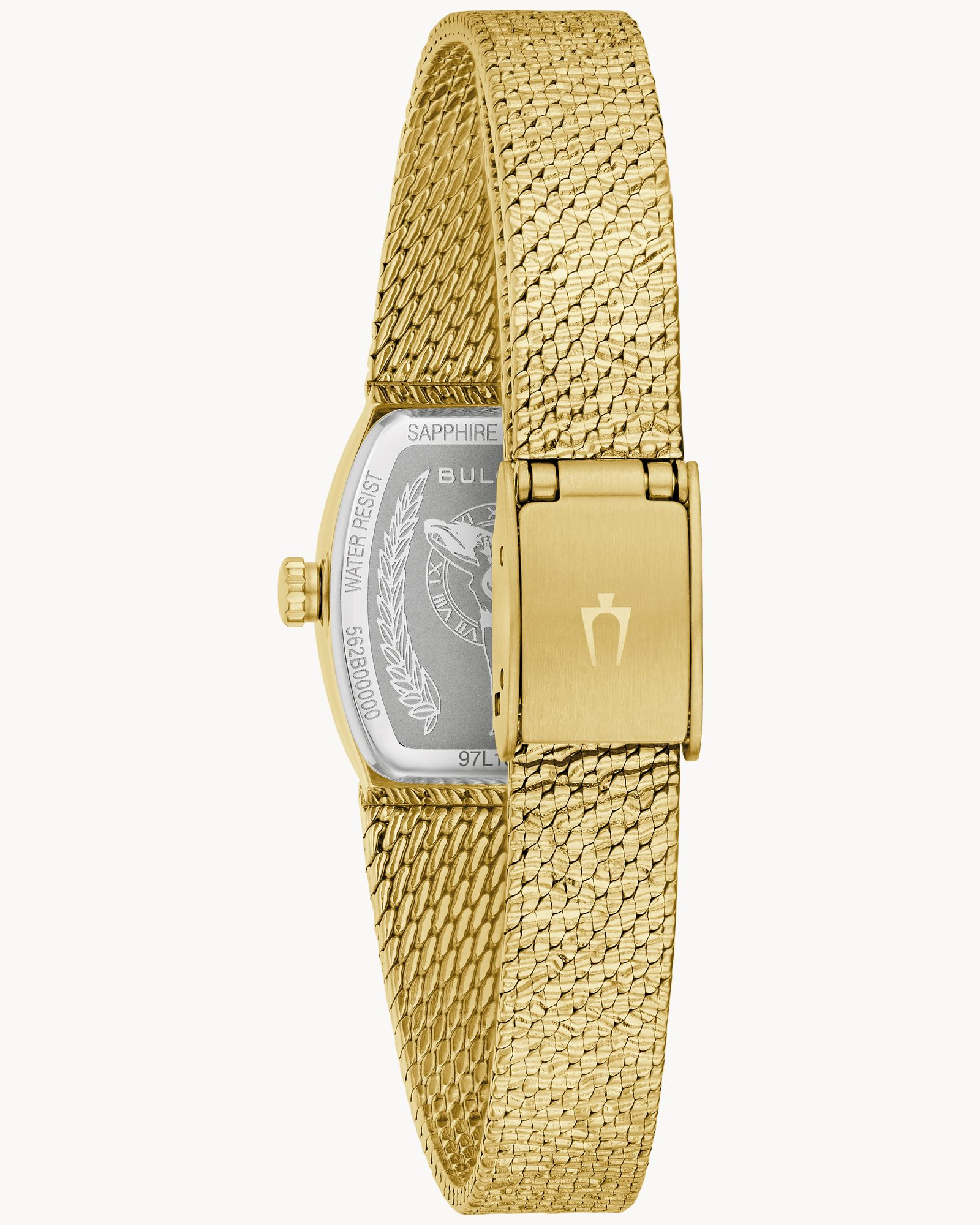 Bulova Ladies Classic Goddess Of Time Gold Plated Analog Watch