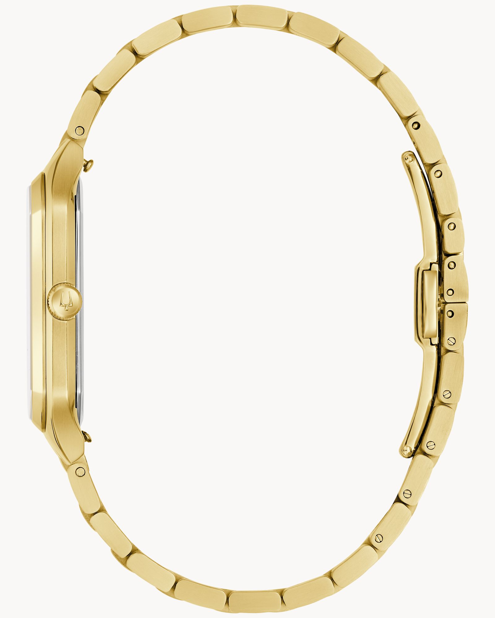 Bulova Men's Tony Bennett “We Are All Here” Silver Dial Gold-Tone Bracelet Watch