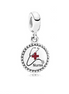 Pandora Moments Engravable Nurse Stethoscope Beaded Dangle Charm