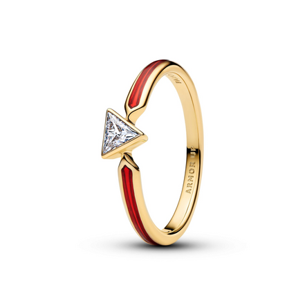 Pandora Marvel Iron Man Ring Size 7.5