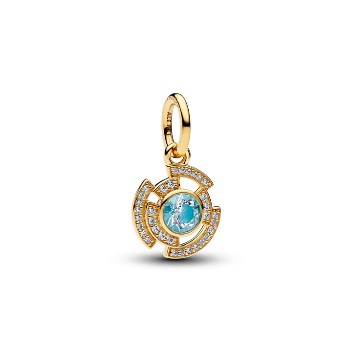 Pandora X Marvel 14K Gold-Plated Iron Man Arc Reactor Dangle Charm