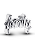 Pandora Moments Silver Handwritten" Family" Charm