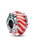Pandora Moments Candy Cane Murano Glass Charm